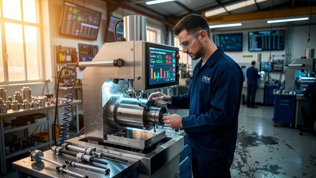 Changer l'angle de dépouille améliore nettement les temps cycle en usine industrielle moderne