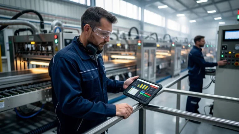 Logiciel OEE connecté testé 30 jours en usine, chiffres réels et cadence de production sous pression