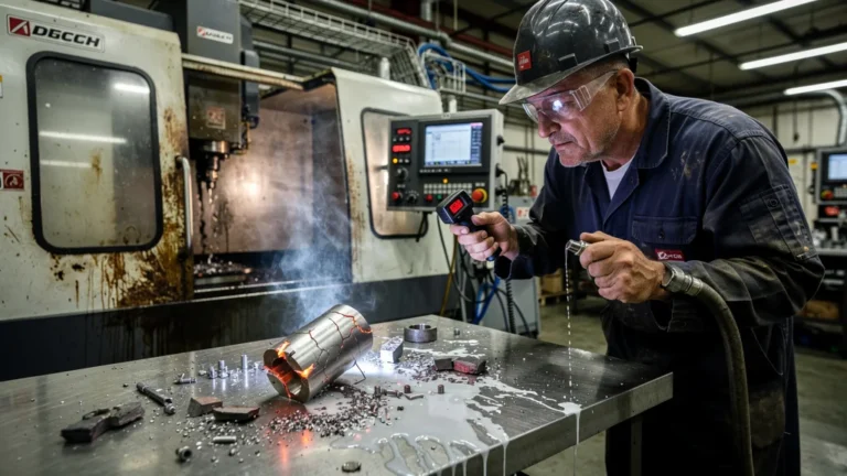 Usure accélérée d’outils industriels due à un refroidissement insuffisant dans un atelier mécanique