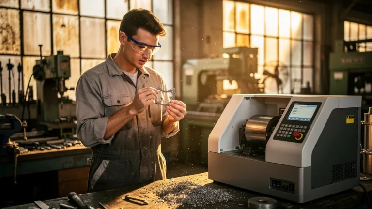 Ingénieur découvre que le goulot d'étranglement est l'ébavurage, pas la machine, en atelier industriel